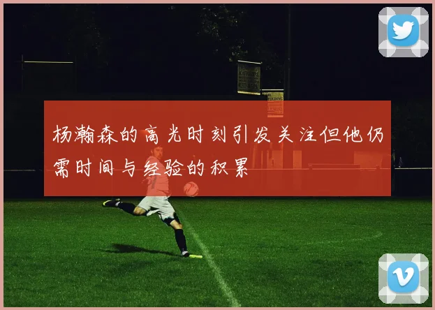杨瀚森的高光时刻引发关注但他仍需时间与经验的积累