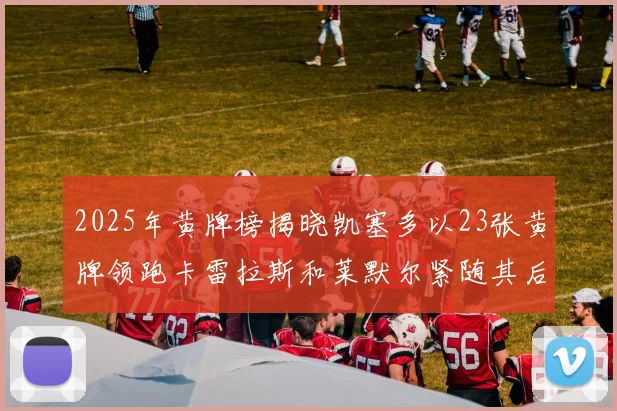 2025年黄牌榜揭晓凯塞多以23张黄牌领跑卡雷拉斯和莱默尔紧随其后